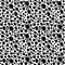 Seamless abstract hand-drawn pattern with black drops