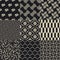 Seamless abstract japanese mesh pattern