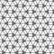 Seamless abstract linear hexagonal pattern