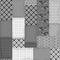 Seamless abstract modern geometrical gray pattern