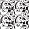 Seamless Abstract Monochrome Pattern