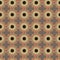 Seamless abstract muted ornamental pattern