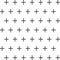 Seamless abstract pattern created from repetition of plus sign symbols