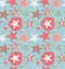 Seamless abstract pattern with drawn stars. Starry decorative background. Doodle cute texture.