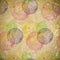 Seamless abstract pattern of faded paper with mesh balls