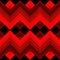 seamless abstract pattern in the form of an ornament of zigzag-shaped lines in red tones for prints on fabric and wall