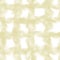 Seamless abstract pattern with a grid of golden shaggy lines on a white background. Mesh of bristles.