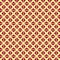 Seamless abstract pattern in monochrome background. Geometrical ornamental vector pattern in red and yellow textures