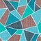 Seamless abstract pattern. Print in the style of patchwork. Brow