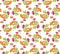 Seamless abstract small rose floral pattern