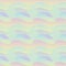 Seamless abstract vector pattern with striped pastel colored shapes in candy colors