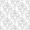 Seamless Aesthetic Pattern with Magical Crystals