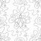 Seamless Aesthetic Pattern with Magical Crystals