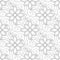 Seamless Aesthetic Pattern with Mystical Cosmic Flowers