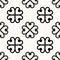 Seamless African Adinkra Pattern - black and white digital art ritual symbol Nyame Dua nations and tribes Akans of Ghana and Cote