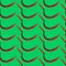 Seamless agricultural pattern with vintage sickle on a green background