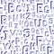 Seamless Alphabet Background