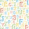 Seamless Alphabet Pattern