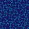 Seamless Anchor Pattern on Blue