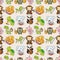 Seamless animal pattern