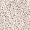 Seamless animal pattern dolmatian. Spots brown. Animal print, brown.