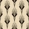 Seamless antique pattern ornament. Geometric art deco stylish ba