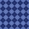 Seamless argyle pattern. Rhombus of blue color. Texture for plaid, tablecloths, clothes, shirts and other textile products.