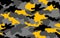 Seamless Army Camouflage, Colored Military Background Ready for Textile Prints.