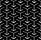 Seamless arrows pattern. Black geometric texture.