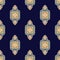 Seamless Asian silky fabric pattern design