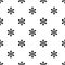 Seamless asterisk sign pattern on white
