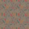 Seamless asymmetric pattern with autumn leaves