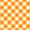 Seamless autumn colors gingham fabric cloth, tablecloth, pattern, swatch, background, or wallpaper with fabric texture visible. Di