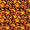 Seamless autumn leaves pattern,trendy print in collage cut out,