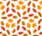 Seamless autumn pattern