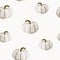 Seamless autumn pattern with white pumpkins. Halloween. Vector illustration