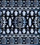 Seamless aztec pattern art deco style