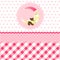 Seamless baby girl pattern