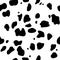 Seamless background black and white pattern Dalmatians