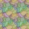 Seamless background from green leaves