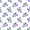 Seamless background image colorful botanic flower leaf plant purple morning glory flower