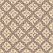 Seamless background image of vintage brown cross round square geometry pattern.