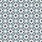 Seamless background image of vintage Islam star geometry kaleidoscope pattern.