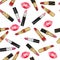 Seamless background - Lipsticks background