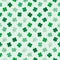 Seamless background with lucky clovers