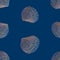 Seamless background of outlines colorful seashells