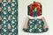 Seamless background Paper roll and gift and mock up with snowman and seamless pattern concept for design of fabric and paper for