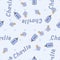 Seamless background pattern name Charlie of the newborn