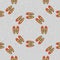 Seamless background pattern shoes.