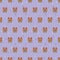 Seamless background pattern shoes for girls